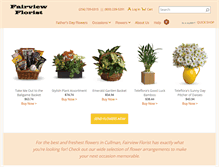 Tablet Screenshot of fairviewfloristcullman.com